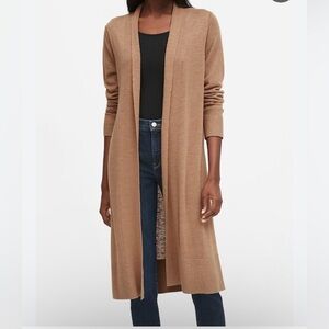 Banana Republic Duster Cardigan  Sweater - Camel - Size XS